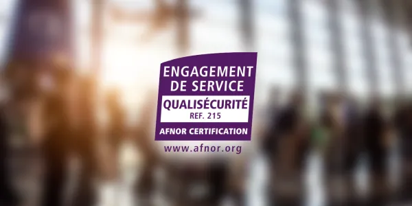 visuel "Le groupe GAÉA SÉCURITÉ renouvelle sa certification Qualité ASC 215 QualiSécurité"
